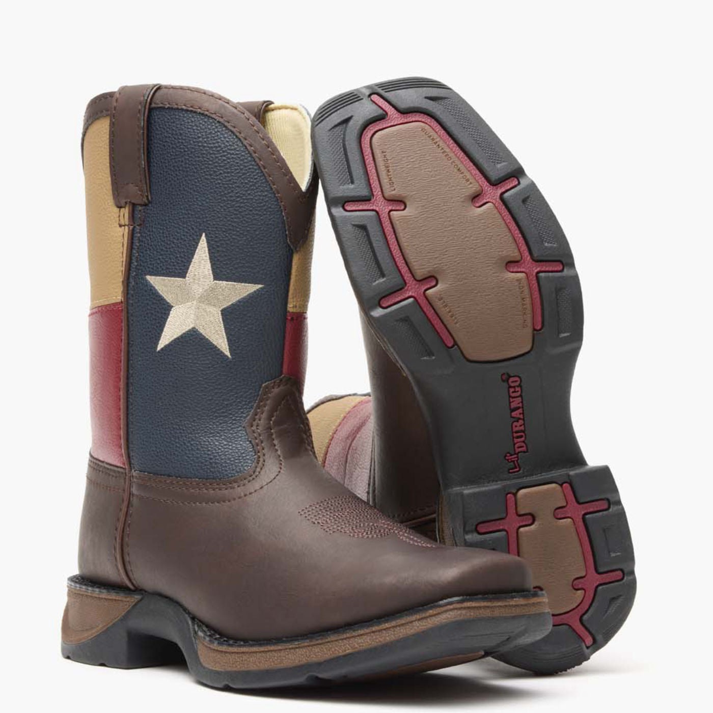 Lil' Rebel™ by Durango® Kids' Texas Flag Western Boot