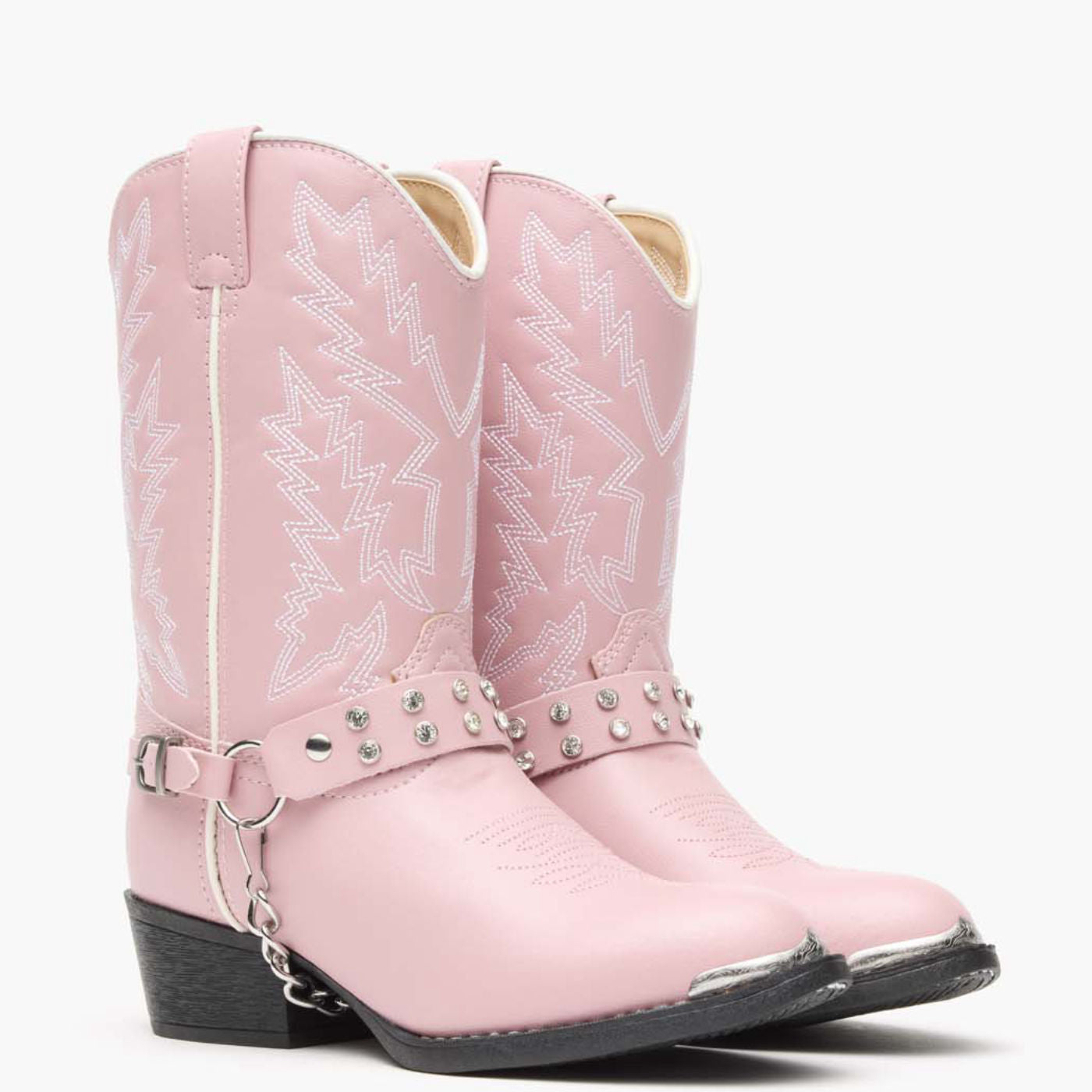 Lil' Durango® Pink Rhinestone Western Boot