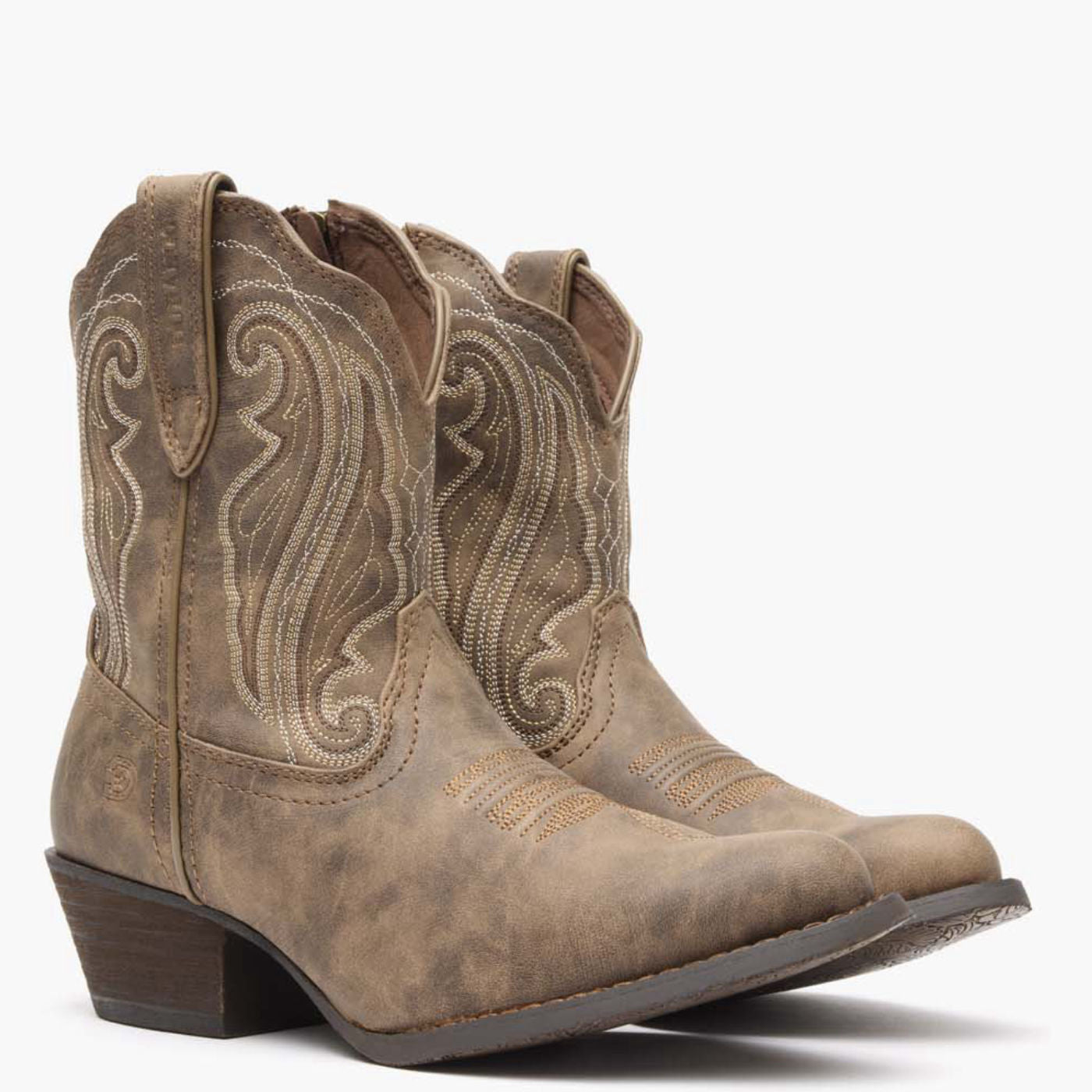 Crush by Durango® Women's Distressed Shortie Western Boot