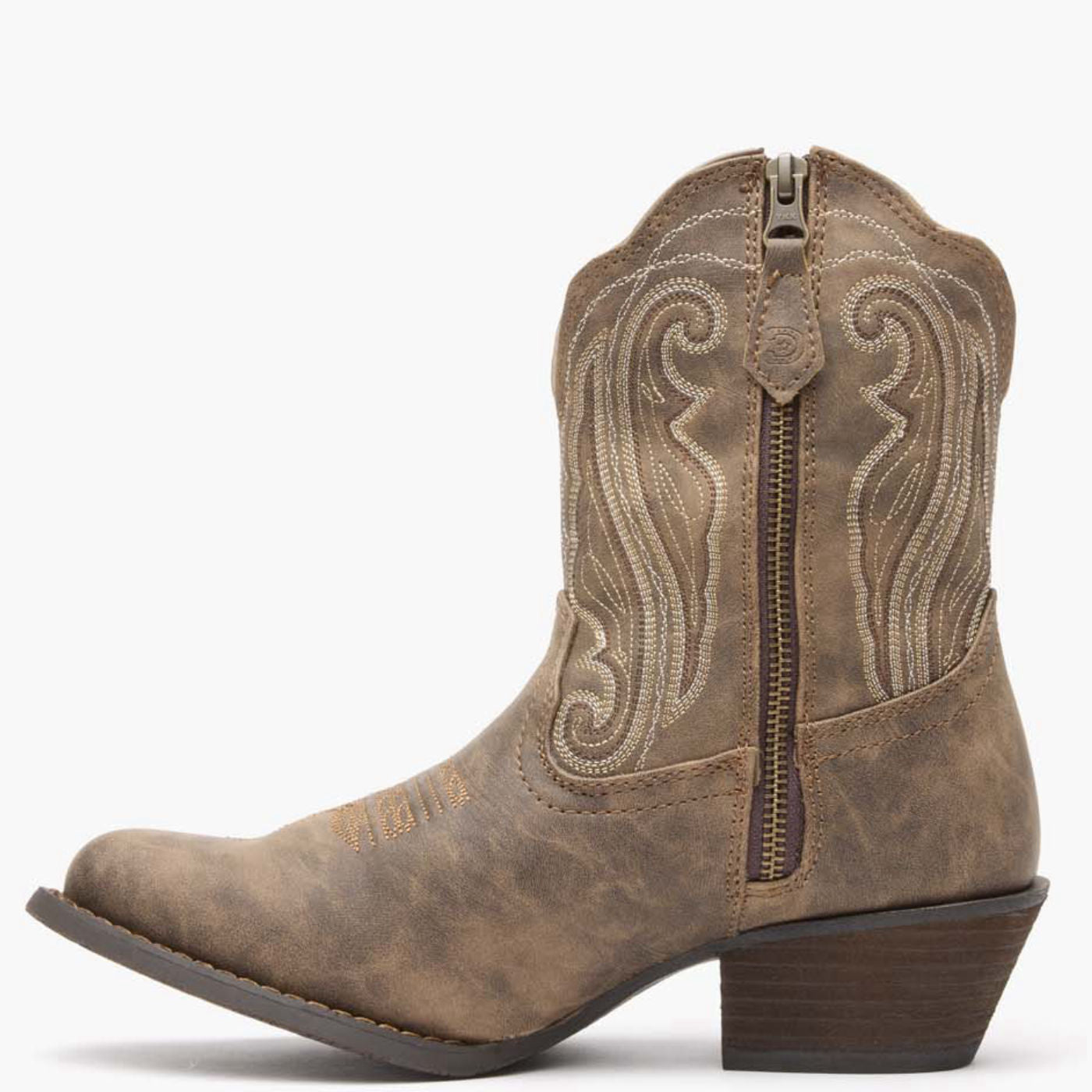 Crush by Durango® Women's Distressed Shortie Western Boot