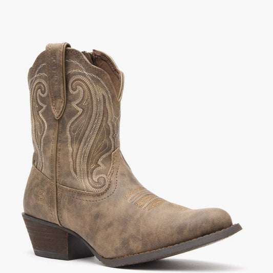 Crush by Durango® Women's Distressed Shortie Western Boot